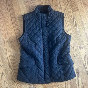 Talbots FLEECE LINED QUILTED VEST